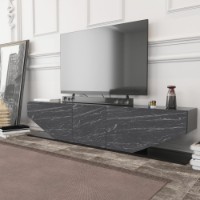 Comodă TV Hanah Home Inci Black imaginea #2 — magazin online Desire.md