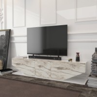 Comodă TV Hanah Home Inci White imaginea #3 — magazin online Desire.md