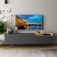 Comodă TV Hanah Home Mia Anthracite