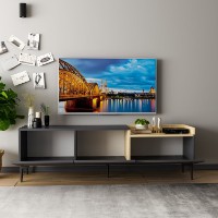 Comodă TV Hanah Home Mia Anthracite imaginea #5 — magazin online Desire.md