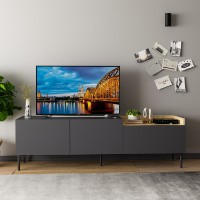 Comodă TV Hanah Home Mia Anthracite imaginea #6 — magazin online Desire.md