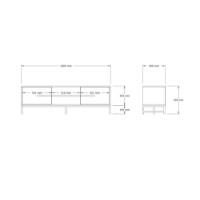 Comodă TV Hanah Home Mono Sapphire Oak imaginea #6 — magazin online Desire.md