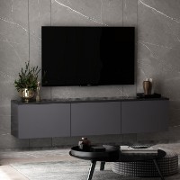 Comodă TV Hanah Home Neon Anthracite