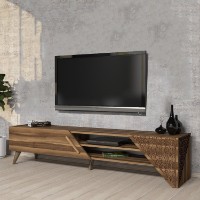 Comodă TV Hanah Home Beril 2 Walnut imaginea #1 — magazin online Desire.md