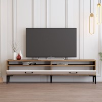 Comodă TV Hanah Home Istanbul 2 Walnut White imaginea #2 — magazin online Desire.md