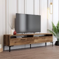 Comodă TV Hanah Home Istanbul 2 Walnut imaginea #3 — magazin online Desire.md