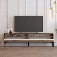Comodă TV Hanah Home Istanbul 2 Walnut Cream imaginea #2 — magazin online Desire.md