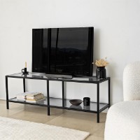 Comodă TV Hanah Home Basic Dark Grey Black