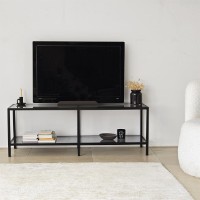 Comodă TV Hanah Home Basic Dark Grey Black imaginea #2 — magazin online Desire.md