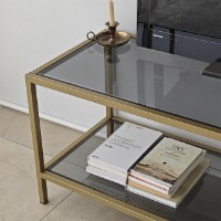 Comodă TV Hanah Home Basic Dark Grey Gold imaginea #5 — magazin online Desire.md