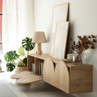 Comodă TV Hanah Home Mesta Sapphire Oak imaginea #4 — magazin online Desire.md