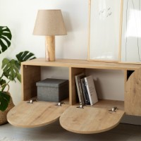 Comodă TV Hanah Home Mesta Sapphire Oak imaginea #5 — magazin online Desire.md