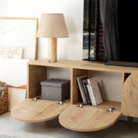 Comodă TV Hanah Home Mesta Sapphire Oak v2 imaginea #6 — magazin online Desire.md