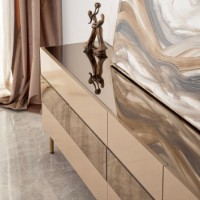 Comodă TV Hanah Home Leon Bronze Gold imaginea #5 — magazin online Desire.md