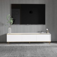 Comodă TV Hanah Home Imaj White Gold imaginea #2 — magazin online Desire.md