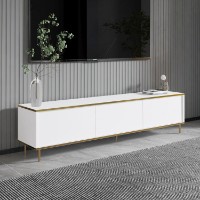 Comodă TV Hanah Home Imaj White Gold imaginea #3 — magazin online Desire.md