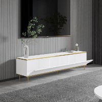 Comodă TV Hanah Home Imaj White Gold imaginea #4 — magazin online Desire.md