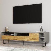 Comodă TV Hanah Home Luga Grey Oak imaginea #3 — magazin online Desire.md