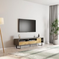 Comodă TV Hanah Home Luga Grey Oak imaginea #4 — magazin online Desire.md