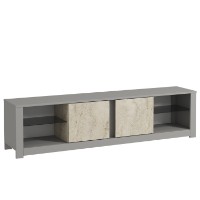 Comodă TV Hanah Home Aydos Grey Travertine imaginea #4 — magazin online Desire.md