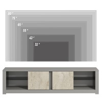 Comodă TV Hanah Home Aydos Grey Travertine imaginea #7 — magazin online Desire.md