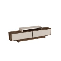 Comodă TV Hanah Home Grasyas Light Walnut Beige imaginea #5 — magazin online Desire.md