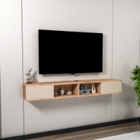 Comodă TV Hanah Home Mayer Atlantic Pine Beige imaginea #3 — magazin online Desire.md