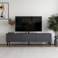 Comodă TV Hanah Home Felix Anthracite