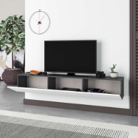 Comodă TV Hanah Home Francy 180 Anthracite White imaginea #3 — magazin online Desire.md