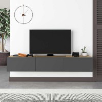 Comodă TV Hanah Home Francy 180 Sapphire Oak Anthracite imaginea #3 — magazin online Desire.md