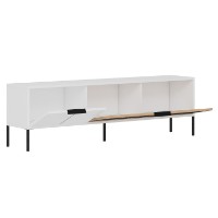 Comodă TV Hanah Home Noah White Rattan imaginea #4 — magazin online Desire.md