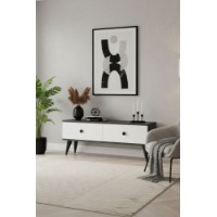 Comodă TV Hanah Home Mona 120 Anthracite White imaginea #3 — magazin online Desire.md