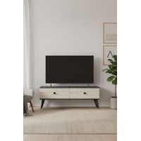 Comodă TV Hanah Home Mona 120 Anthracite Travertine