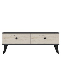 Comodă TV Hanah Home Mona 120 Anthracite Travertine imaginea #3 — magazin online Desire.md