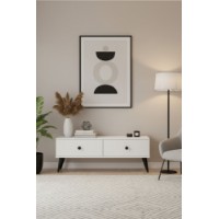 Comodă TV Hanah Home Mona 120 White imaginea #3 — magazin online Desire.md