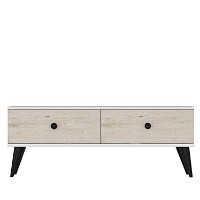 Comodă TV Hanah Home Mona 120 White Travertine imaginea #5 — magazin online Desire.md
