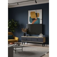 Comodă TV Hanah Home Mona 120 Sapphire Oak Anthracite imaginea #8 — magazin online Desire.md