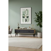Comodă TV Hanah Home Mona 120 Sapphire Oak Anthracite imaginea #2 — magazin online Desire.md