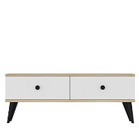 Comodă TV Hanah Home Mona 120 Sapphire Oak White imaginea #4 — magazin online Desire.md