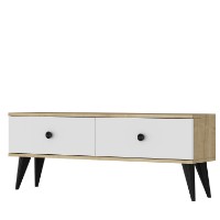 Comodă TV Hanah Home Mona 120 Sapphire Oak White imaginea #5 — magazin online Desire.md