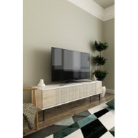 Comodă TV Hanah Home Corsa 120 White Travertine imaginea #2 — magazin online Desire.md