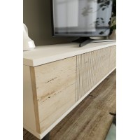 Comodă TV Hanah Home Corsa 120 White Travertine imaginea #3 — magazin online Desire.md