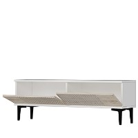 Comodă TV Hanah Home Corsa 120 White Travertine imaginea #6 — magazin online Desire.md