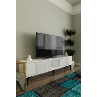 Comodă TV Hanah Home Corsa 150 White imaginea #2 — magazin online Desire.md
