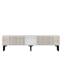 Comodă TV Hanah Home Corsa 150 White Travertine imaginea #3 — magazin online Desire.md