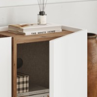 Comodă TV Hanah Home Lowen White Atlantic Pine imaginea #4 — magazin online Desire.md