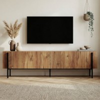 Comodă TV Hanah Home Nexus Atlantic Pine Black imaginea #2 — magazin online Desire.md