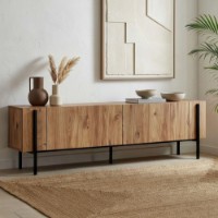 Comodă TV Hanah Home Nexus Atlantic Pine Black imaginea #3 — magazin online Desire.md