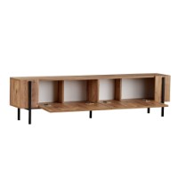 Comodă TV Hanah Home Nexus Atlantic Pine Black imaginea #4 — magazin online Desire.md