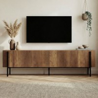 Comodă TV Hanah Home Nexus Barok Walnut Black imaginea #2 — magazin online Desire.md